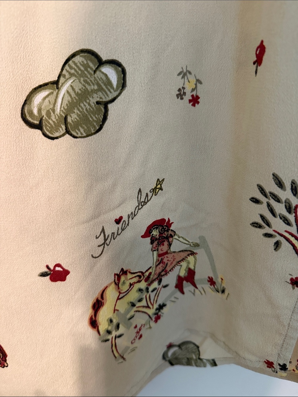Lady Reiner Cowgirl Couture Western Horse Print Short-Sleeve Button-Down Shirt - Picture 8 of 11